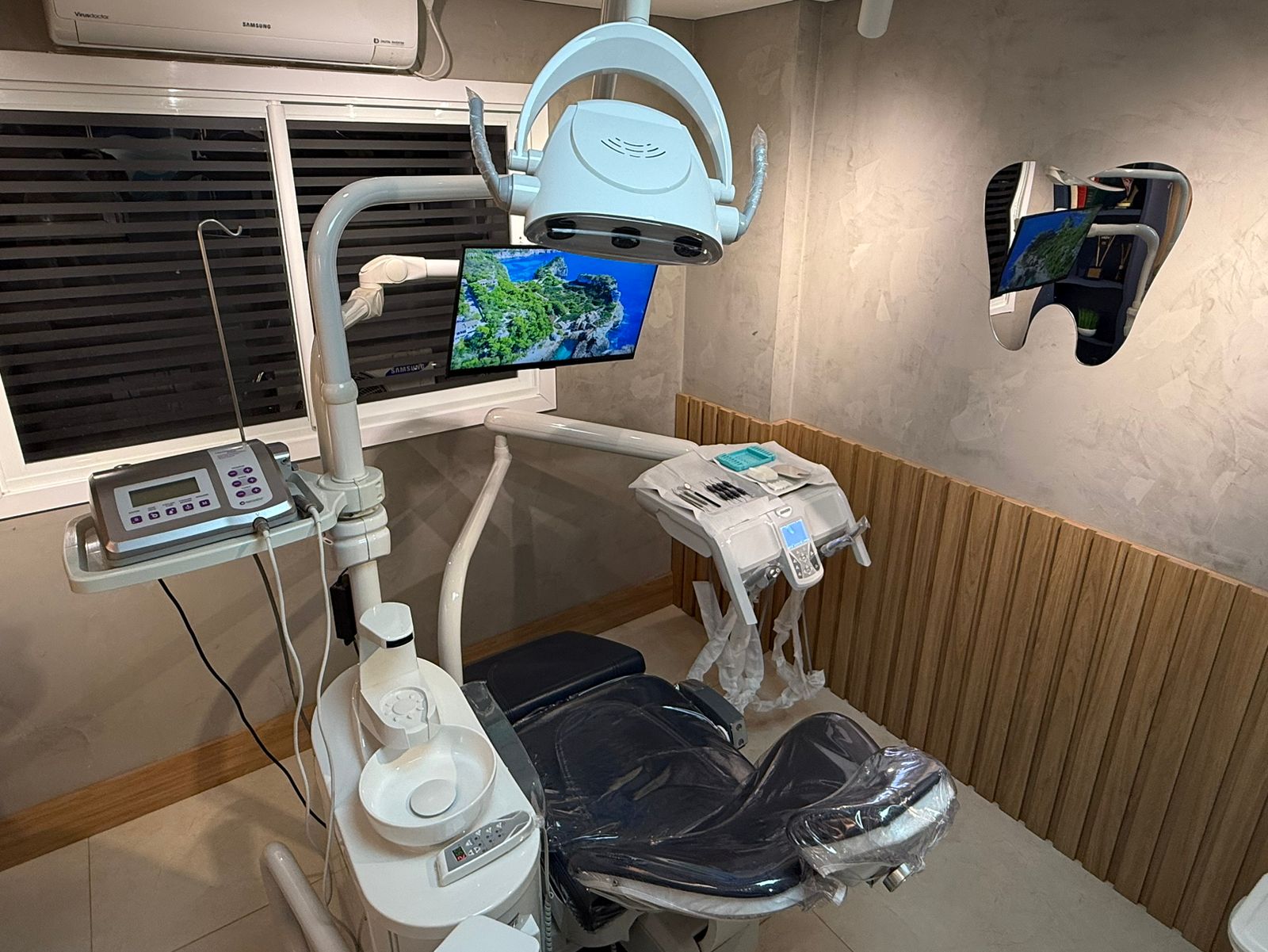 Consultório odontológico equipado da Clínica Dall'Agnol